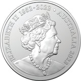 Australia 2023 $1 Kangaroo Series 30th Anniversary Mob of Thirty C Mintmark 1oz Fines Silver Frosted
