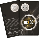 Australia 2023 50 Cent 50th Anniversary of AC/DC (ACCA DACCA) CuNi Coloured Uncirculated Coin