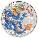 2024 Australia Lunar Series III Year of the Dragon 1/2 oz Silver 10 Coin Set