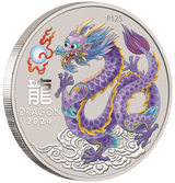 2024 Australia Lunar Series III Year of the Dragon 1/2 oz Silver 10 Coin Set