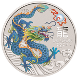 2024 Australia Lunar Series III Year of the Dragon 1/2 oz Silver 10 Coin Set