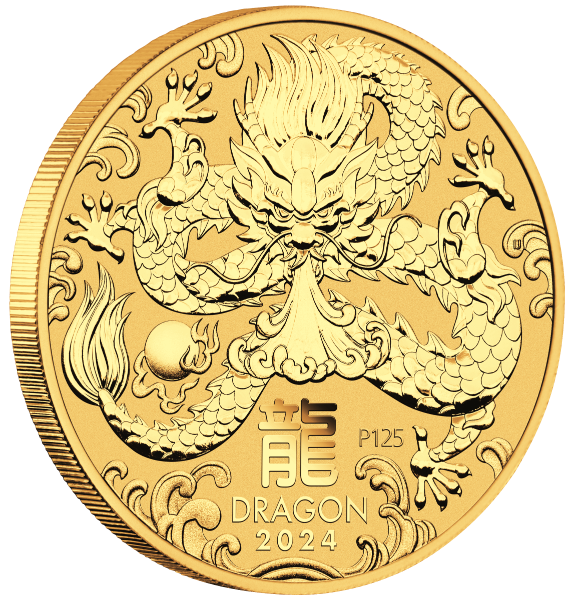 2024 Australia Lunar Series III Year of the Dragon 1/2 oz Silver 10 Coin Set
