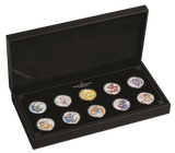 2024 Australia Lunar Series III Year of the Dragon 1/2 oz Silver 10 Coin Set