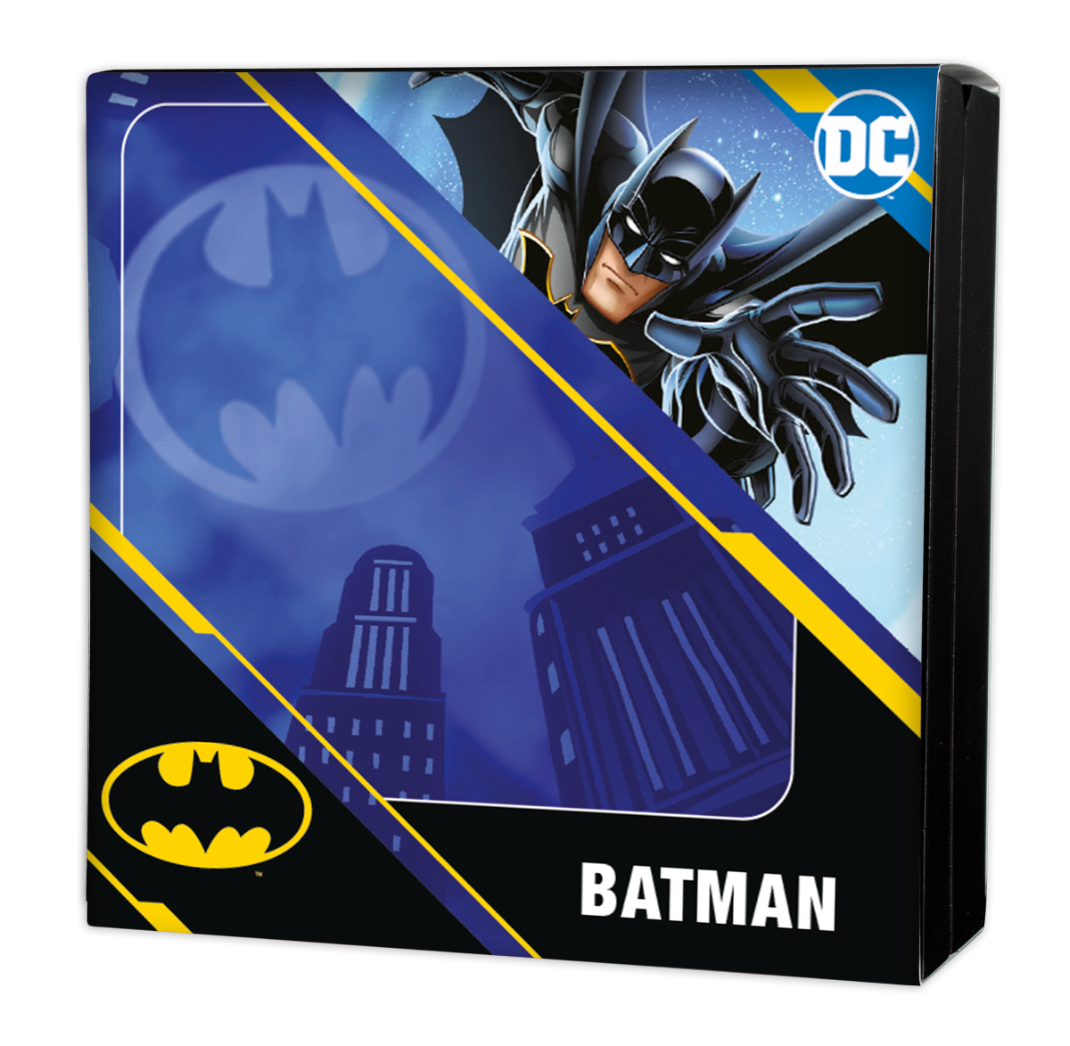 Barbados  2024 $10 DC Batman Dark Knight 10 oz .999 Silver Antiqued Multi Layered Coin