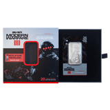 Switzerland PAMP 2024 WWII Call of Duty Modern Warfare 20th Anniversary Proof-Like Bar 1 oz .999 Silver with Pendant Frame / Bezel