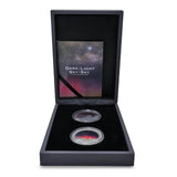 New Zealand 2024 $1 Dark Sky Light Sky 2 x 1 oz .999 Silver Proof Colorized Glow in the Dark Coin Set