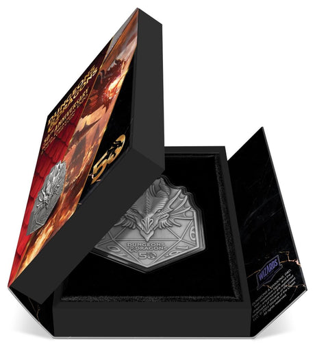 Niue 2024 $5 Hasbro Dungeons and Dragons 50th Anniversary 2 oz .999 Silver Antiqued Coin