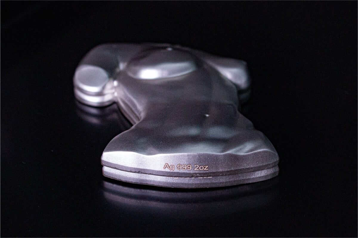South Korea 2024 KOMSCO Female Torso Ultra-High Relief 2oz Silver — edge/side view