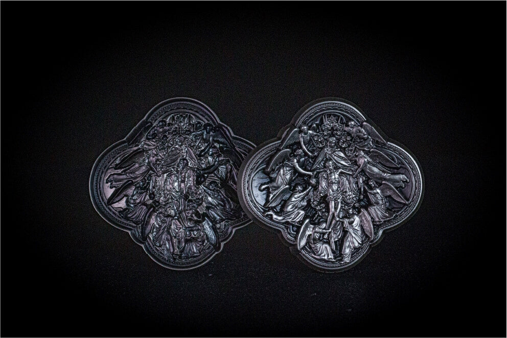 KOMSCO South Korea 2024 Pieta 2 oz .999 Silver Antiqued Stacker