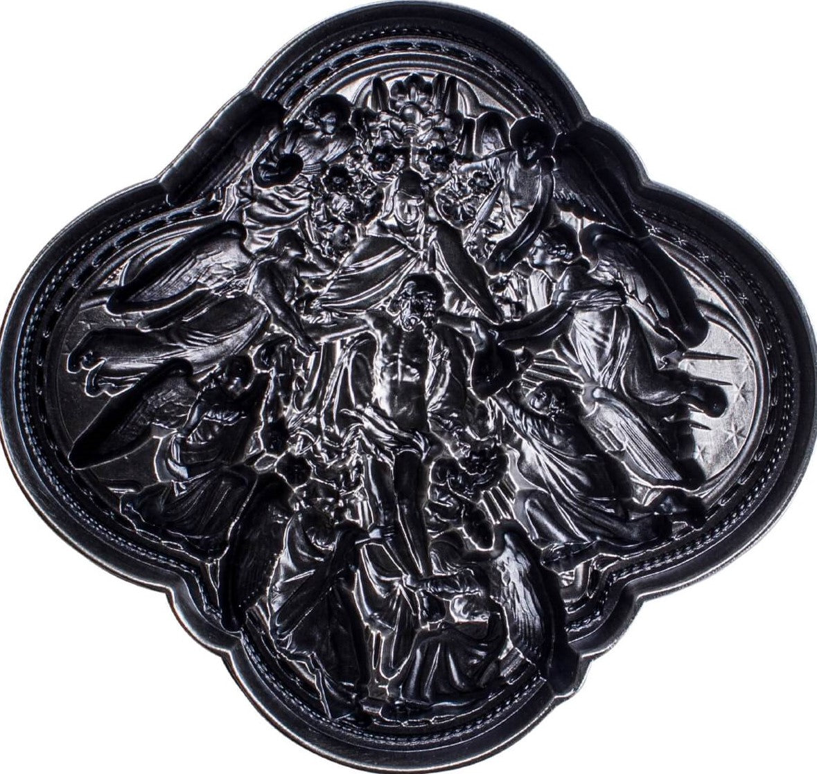 KOMSCO South Korea 2024 Pieta 2 oz .999 Silver Antiqued Stacker