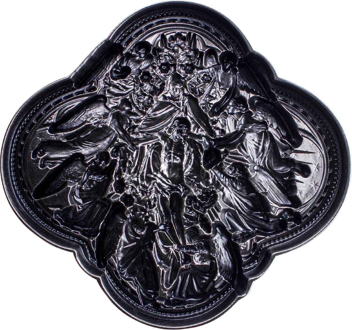 KOMSCO South Korea 2024 Pieta 2 oz .999 Silver Antiqued Stacker