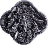 KOMSCO South Korea 2024 Pieta 2 oz .999 Silver Antiqued Stacker