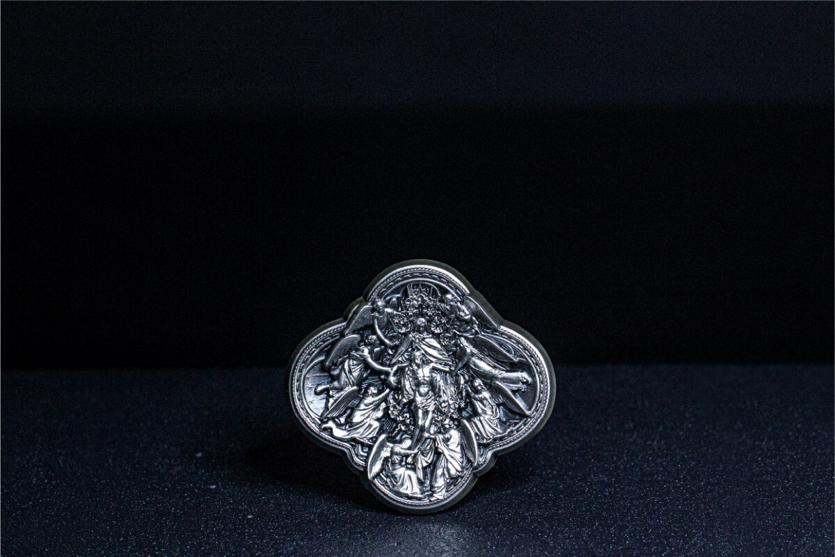 KOMSCO South Korea 2024 Pieta 2 oz .999 Silver Antiqued Stacker