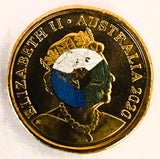 Australia 2020 $2 75th Anniversary End of WWII White Dove Coloured Uncirculated ex RAM Bag Bullseye Error