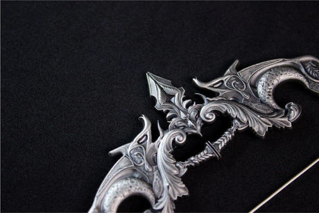 KOMSCO South Korea 2025 DIVINE WEAPONS Crescent Bow 2 oz .999 Silver Antiqued Stacker
