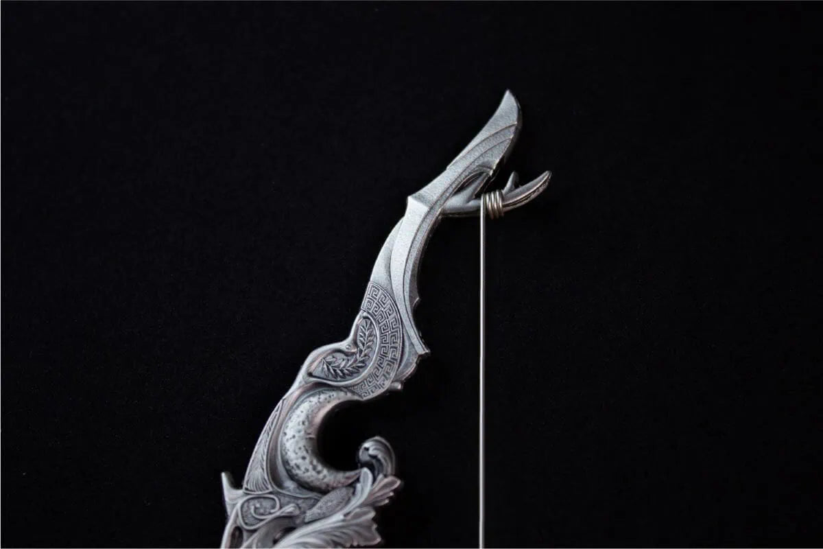 KOMSCO South Korea 2025 DIVINE WEAPONS Crescent Bow 2 oz .999 Silver Antiqued Stacker