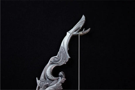 KOMSCO South Korea 2025 DIVINE WEAPONS Crescent Bow 2 oz .999 Silver Antiqued Stacker