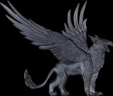 PRE -ORDER KOMSCO South Korea 2025 Mythical Beasts The Griffin 2 oz .999 Antiqued Silver Shaped Colorized Stacker