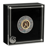 Tuvalu 2025 $2 FERRIS WHEEL 2 oz .9999 Silver Antiqued Colorized Coin with Crystal Inserts