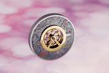 Tuvalu 2025 $2 FERRIS WHEEL 2 oz .9999 Silver Antiqued Colorized Coin with Crystal Inserts