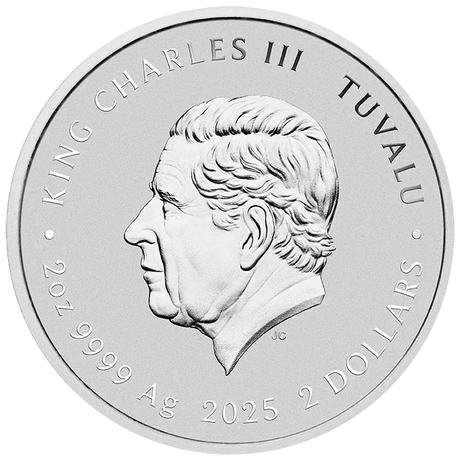 Tuvalu 2025 $2 PIZZA Teenage Mutant Ninja Turtles 2 oz .9999 Silver Colorised Coin