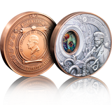 Samoa 2026 $1 20,000 LEAGUES UNDER THE SEA High Relief Rotating 15 grams .999 Silver & Copper Bimetal Antique