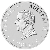 Australia 2025 $1 Australian Emu 1oz .9999 Silver Coloured Coin PERTH MINT