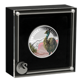 Australia 2025 $1 Australian Emu 1oz .9999 Silver Coloured Coin PERTH MINT