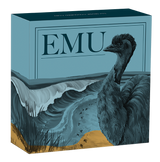 Australia 2025 $1 Australian Emu 1oz .9999 Silver Coloured Coin PERTH MINT