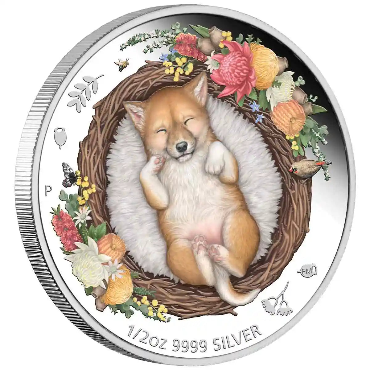 Australia 2021 50 Cent Dreaming Down Under – Dingo 1/2oz Silver Proof Coin