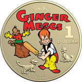 Australia 2021 $1  Centenary of Ginger Meggs - $1 Coloured Uncirculated Two Coin Set