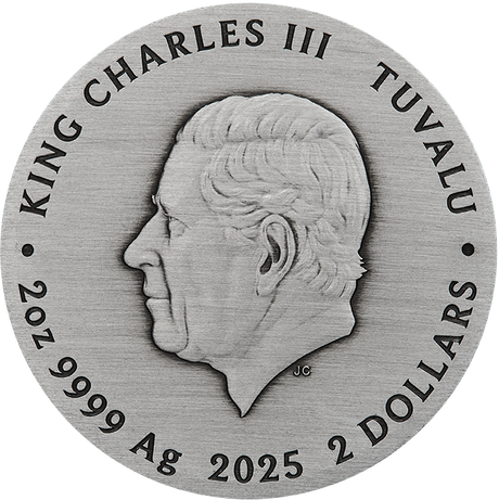 Tuvalu 2025 $2 THE MOIRAI- FATE High Relief .9999 2 Oz Antique Silver PERTH MINT