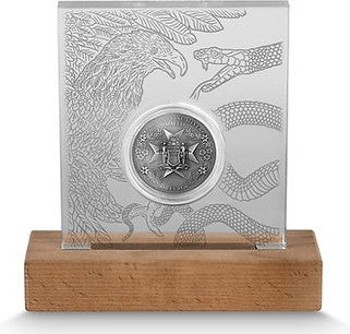 Germania Mint Malta 2024 10 Euro GOLDEN EAGLE 2 oz 999.9 Antique Silver BU HR Limited Edition