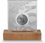 Germania Mint Malta 2024 10 Euro GOLDEN EAGLE 2 oz 999.9 Antique Silver BU HR Limited Edition