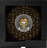 Niue 2025 $5 CLEOPATRA 2 Oz .999 Selectively Gold Plated Antique Silver Coin