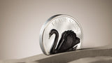 Cook Islands 2023  $10 Black Swan 2oz Silver High Relief Coin  CIT Smartminting®