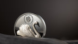 Cook Islands 2023  $10 Black Swan 2oz Silver High Relief Coin  CIT Smartminting®