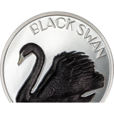 Cook Islands 2023  $10 Black Swan 2oz Silver High Relief Coin  CIT Smartminting®