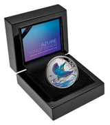 Niue 2023 $1 Azure Kingfisher 1oz .999 Silver Proof Coin Certificate # 999