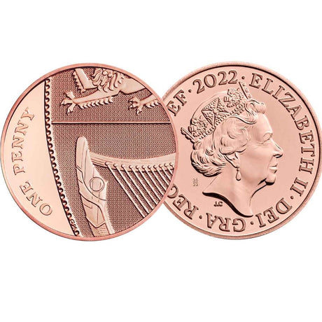 Queen Elizabeth II Memorial 2022 Brilliant Uncirculated 10-Coin Set in Royal Mint Folder