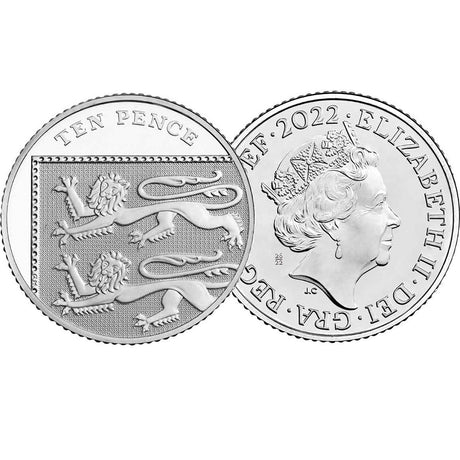 Queen Elizabeth II Memorial 2022 Brilliant Uncirculated 10-Coin Set in Royal Mint Folder