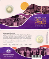 Australia 2022 $1 Centenary of the Country Women’s Association Uncirculated Coin Carded