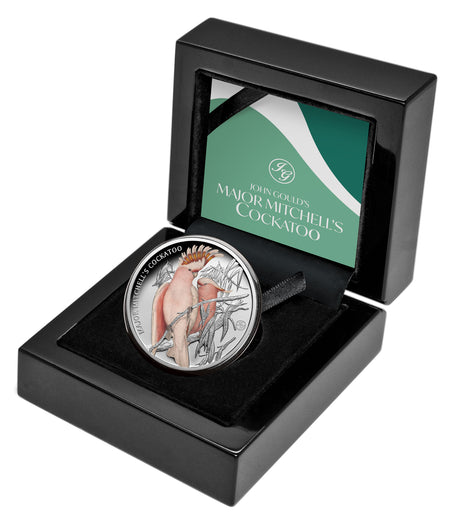 Niue 2023 $1 Major Mitchell’s Cockatoo 1oz .999 Silver Proof Coin