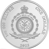 Niue 2023 $1 Major Mitchell’s Cockatoo 1oz .999 Silver Proof Coin