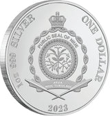 Niue 2023 $1 Major Mitchell’s Cockatoo 1oz .999 Silver Proof Coin