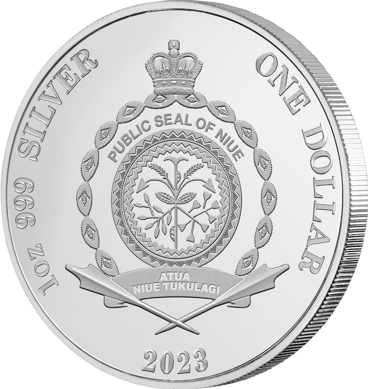 Niue 2023 $1 Major Mitchell’s Cockatoo 1oz .999 Silver Proof Coin