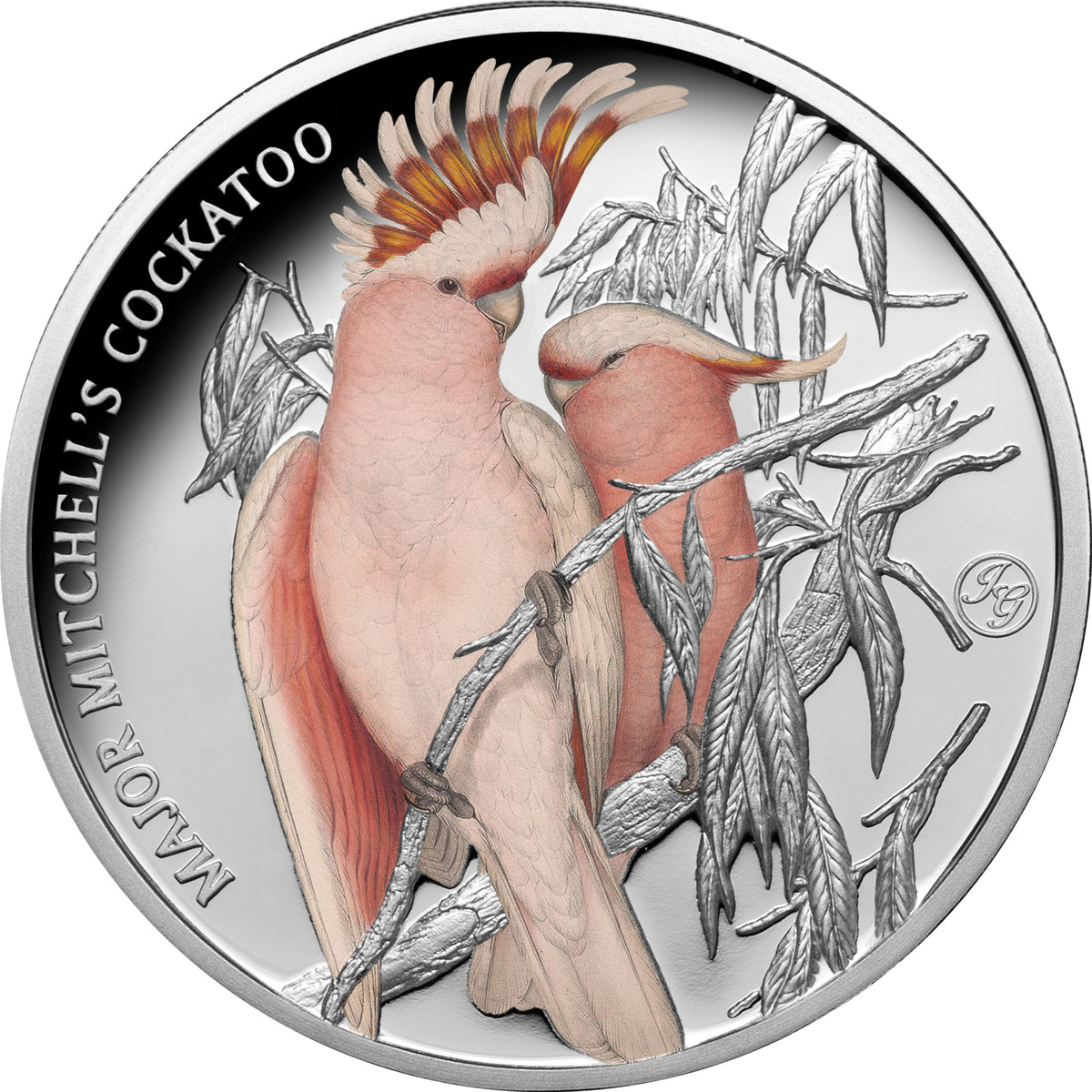 Niue 2023 $1 Major Mitchell’s Cockatoo 1oz .999 Silver Proof Coin