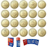 Australia 2023 $1 AFL Collectable Coins Set of 20 x AFL $1 Coins IN FOLDER