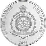 Niue 2023 $1 Great Australian Desert Rose Gold Plated 1oz .999 Silver Proof Coin