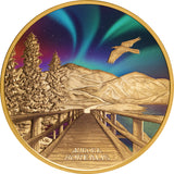 Tuvalu 2023 $100 Aurora Borealis 1oz Colour .9999 Gold Proof Perth Mint